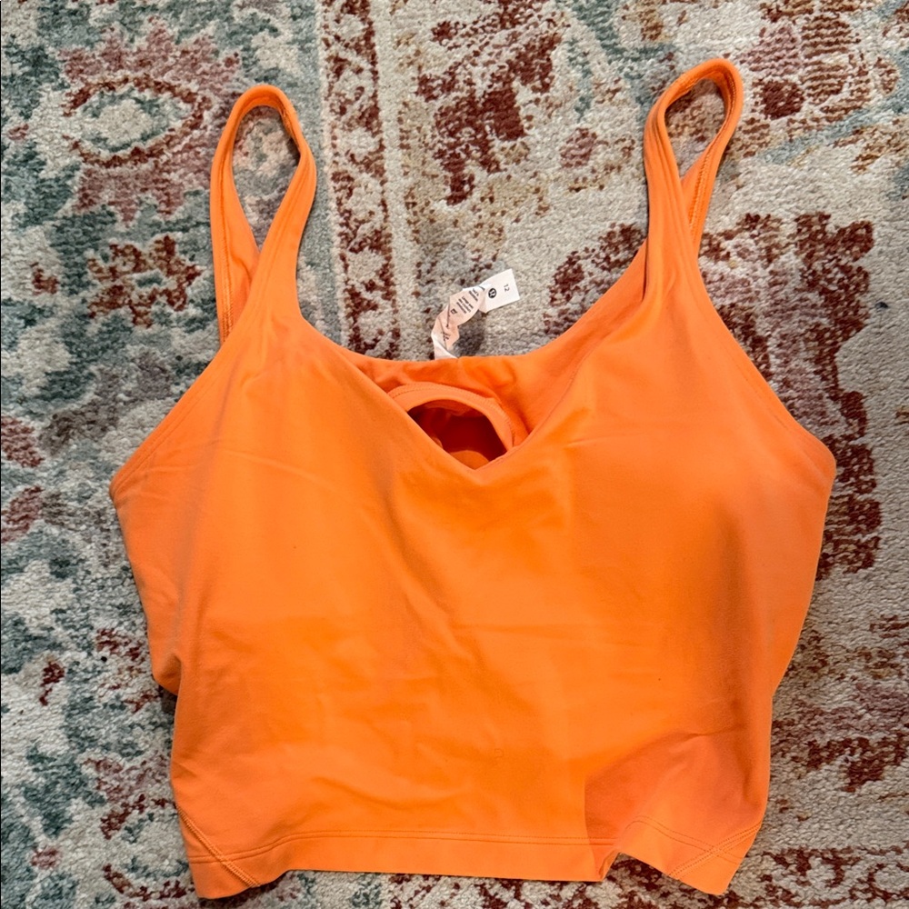 Orange Lululemon Align Tank